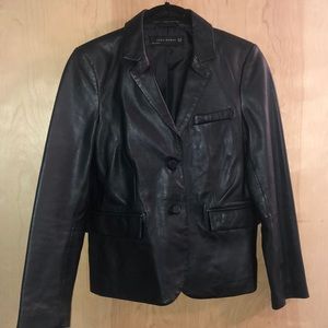 Leather Blazer